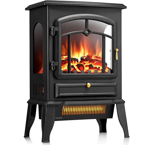 Fireplace Heater Electric Heater Log Effect LIVIVO Electric