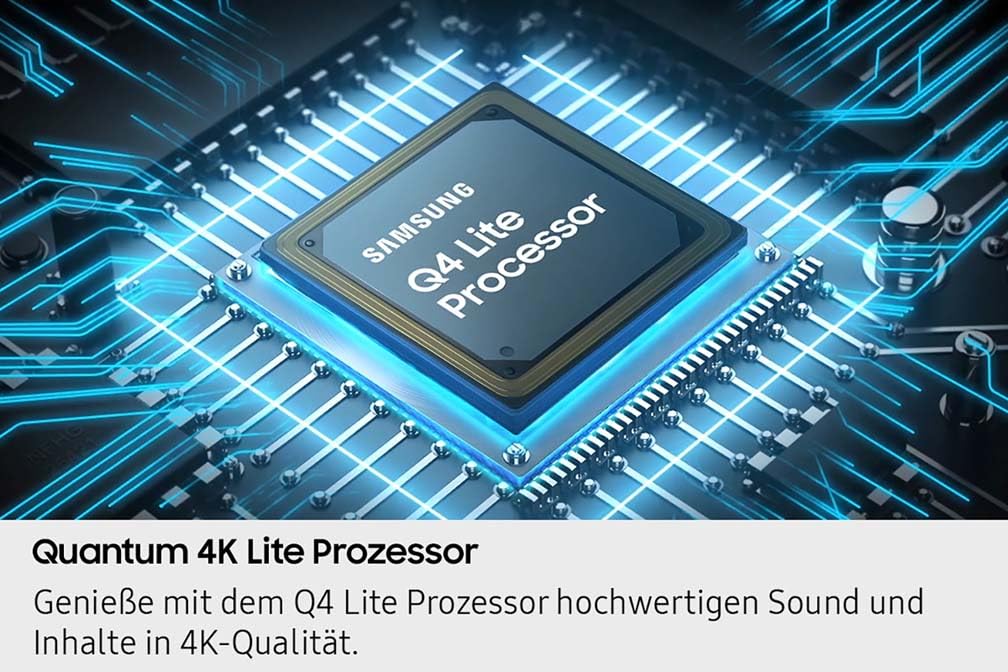 Samsung QLED 4K Q6FA 85 Zoll (214 cm) UHD Fernseher, 100% Farbvolumen für satte Farben, Quantum HDR, 4K Upscaling, Knox Security, Kostenlos 900 Sender TV Plus, Samsung Vision AI Smart TV 7