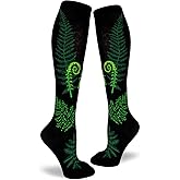 ModSocks Women's Knee High Botanical & Fungi Socks