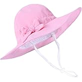 Baby Sun Hat Toddler Baby Girl Hats UPF 50+ Summer Kids Beach Wide Brim Bucket Caps