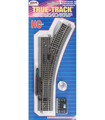 6 ATLAS NICKLE/SILVER CUSTOMLINE SWITCH TURNOUTS CODE 83 HO SCALE (LOT