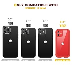 Diaclara Designed for iPhone 12 Mini Case, Full