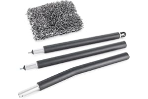 The Rag Company - Mitt on A Stick Pro+ | Clean Hard-to-Reach Roofs and Sides of Cars, Trucks, RVs, Semis & Trailers - Soft Mi