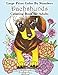 Large Print Color By Numbers Dachshunds Adult Coloring Book: Adult Color By Numbers Book in Large Pr by 