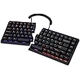 Mistel BAROCCO MD770 RGB TKL Split Ergonomic Mechanical Keyboard with LED Backlit, Windows & Mac, Macro Support, ANSI (Cherry MX Brown Switch)