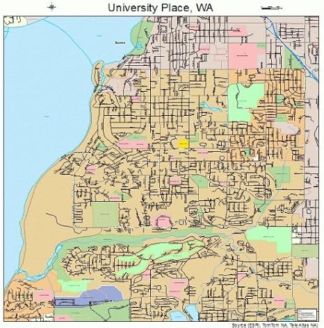 University Place Washington Map Amazon.com: Large Street & Road Map of University Place  University Place Washington Map Amazon.com: Large Street & Road Map of University Place