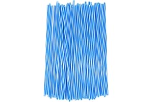 BAIONE Worldmotop 72Pcs Dirt Bike Spoke Covers Wheel Spoke Wraps Wheel Rim Spoke Skins Universal for Yamaha Honda BMW Suzuki Kawasaki(blue)