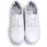 Hawkwell Women's Slip Resistant Lightweight Nursing Shoes Comfortable Lace Up Work Shoes