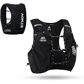 AONIJIE Running Hydration Vest for Men Women Trail Running Gear | Lightweight Hydration Backpack for Trail Running, Breathable Durable Design
