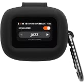 kwmobile Carcasa de Silicona Compatible con JBL Live Flex 3 / Live Buds 3 / Live Beam 3 - Funda para Cascos inalámbricos - Ne