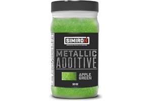 Simiron Metallic Additive- Durable- Unique Design- for Epoxy Floors- Apple Green- 32 oz