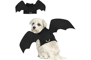BWOGUE Pet Bat Wings Costume for Cat & Dog Pet Apparel Clothes for Halloween Party Large