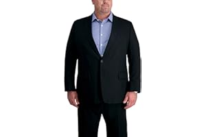 Haggar Men's JMH Premium Stretch Classic Fit Big & Tall Suit Separates - Pants & Jackets