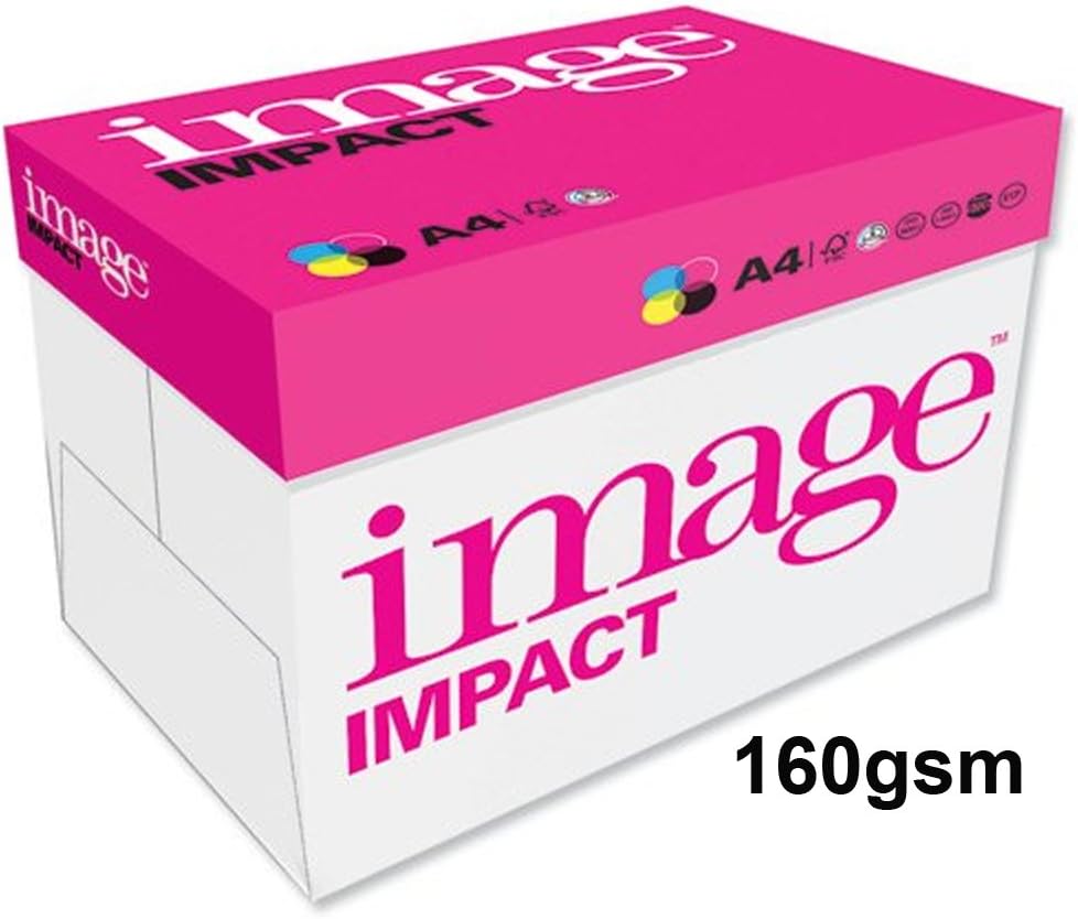 Image Impact A4 160gsm Paper Pack 1250 Sheets 5 Reams 1 Box Amazon