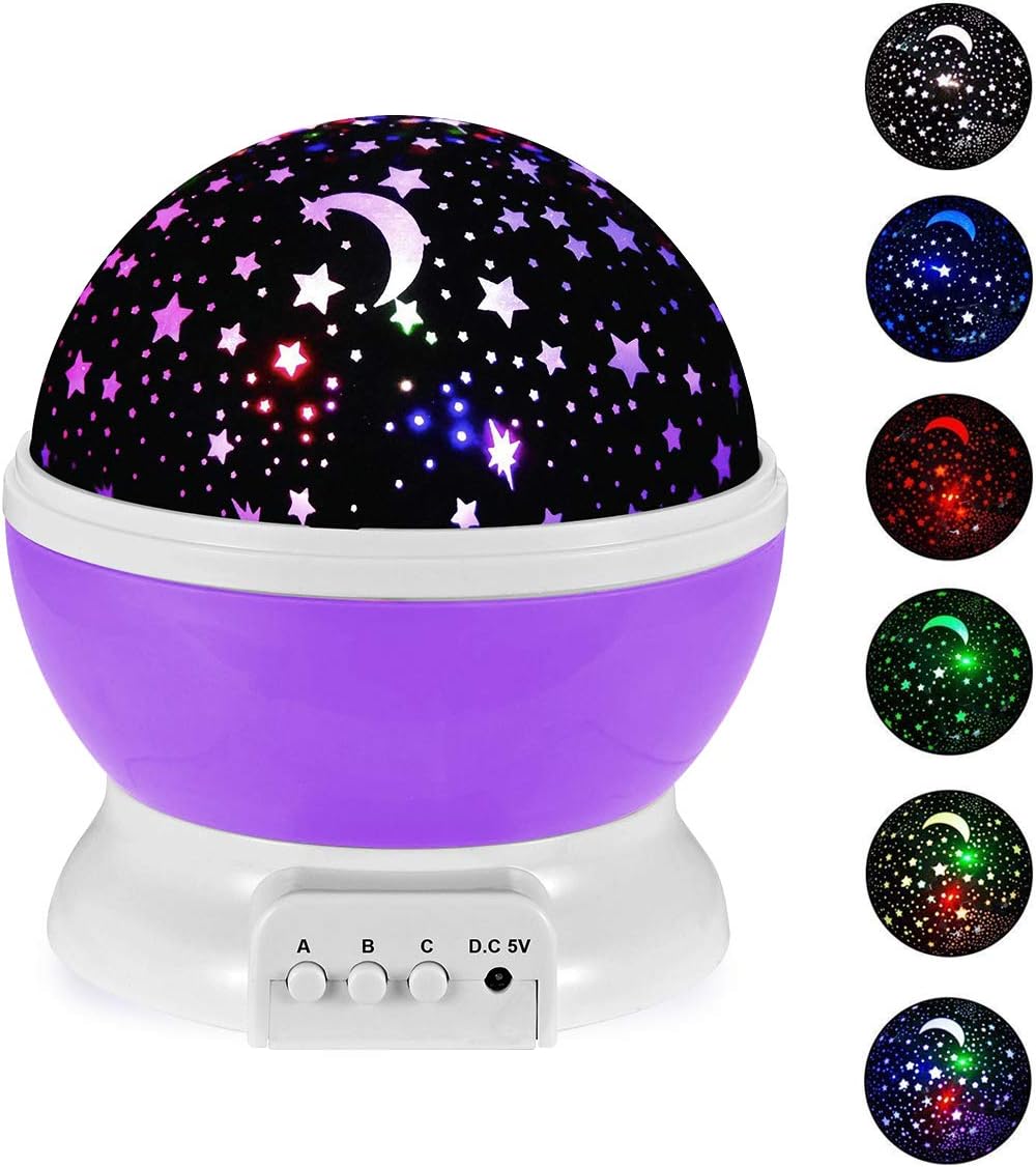 Kearui Toys for 27 Year Old Girls, Baby Night Light with Projector 360