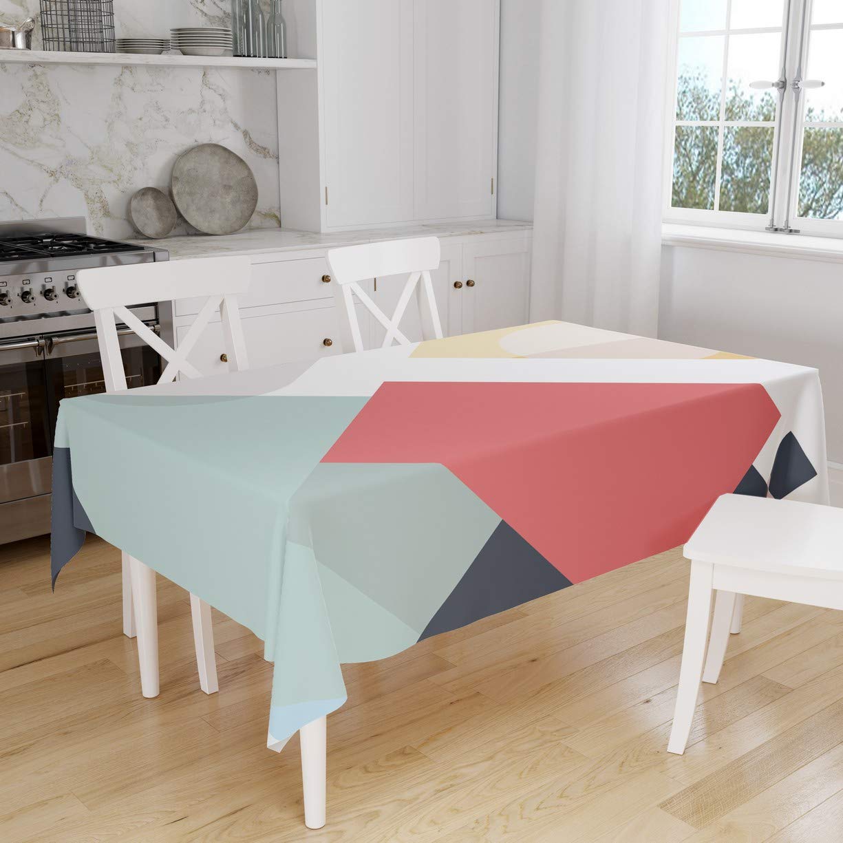 Bonamaison Kitchen Decoration, Tablecloth, 140cm x 160cm - Designed and Manufactured in Turkey