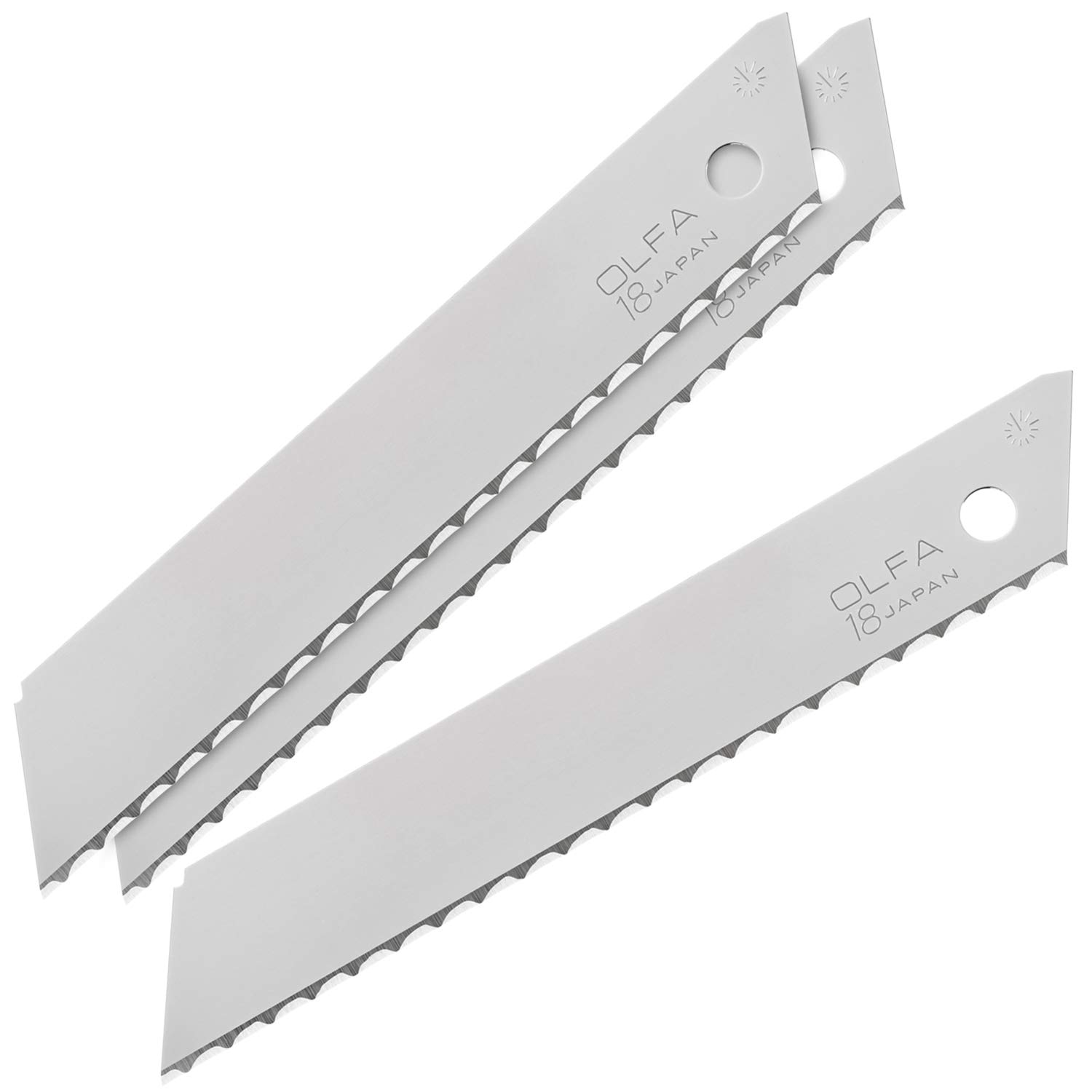 オルファ(OLFA) 大型 カッター 替刃 ウェービー ブレード (大) LBWV3K 波型 研磨 折線なし商品画像