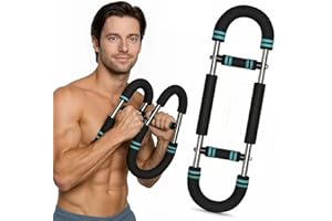 CAPEDIEM Twister Arm Exerciser,40-110lb Adjustable Chest Workout Equipment, Forearm Triceps Chest Enhanced Exercise Strengthener,Portable Detachable Upper Body Fitness Machine for Home and Gym