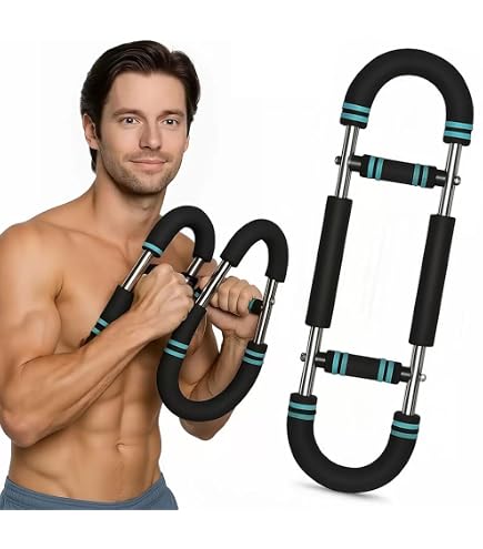 Woobroo Saker Twister - Bras D'entraînement Réglable 5 Niveaux - Pour Pecs, Bras, épaules - Gym Maison