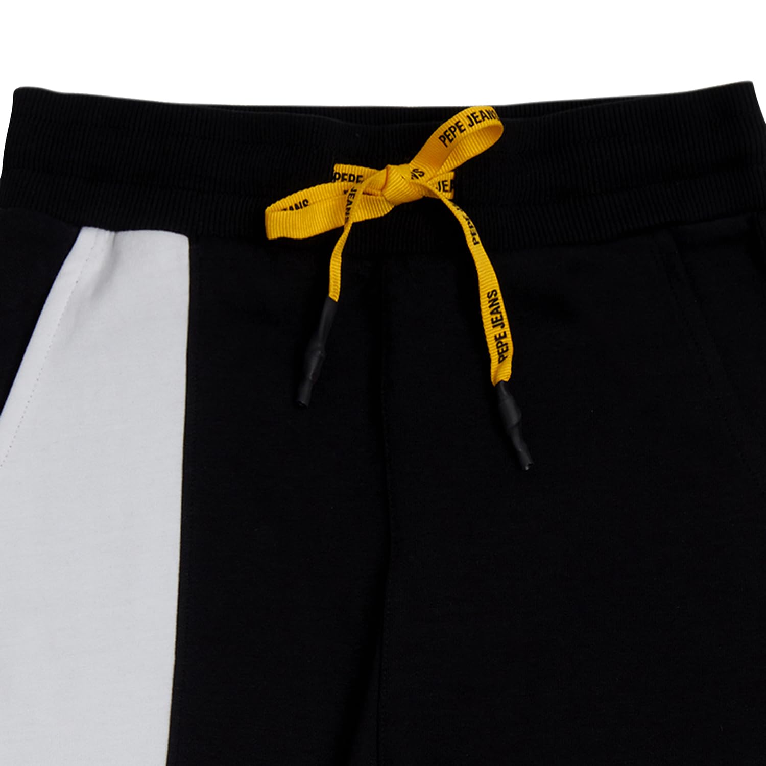 Pepe Jeans Boys Black Colour Block Joggers 2
