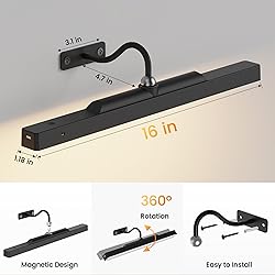 Dimmable Cordless Picture Light with Controller and