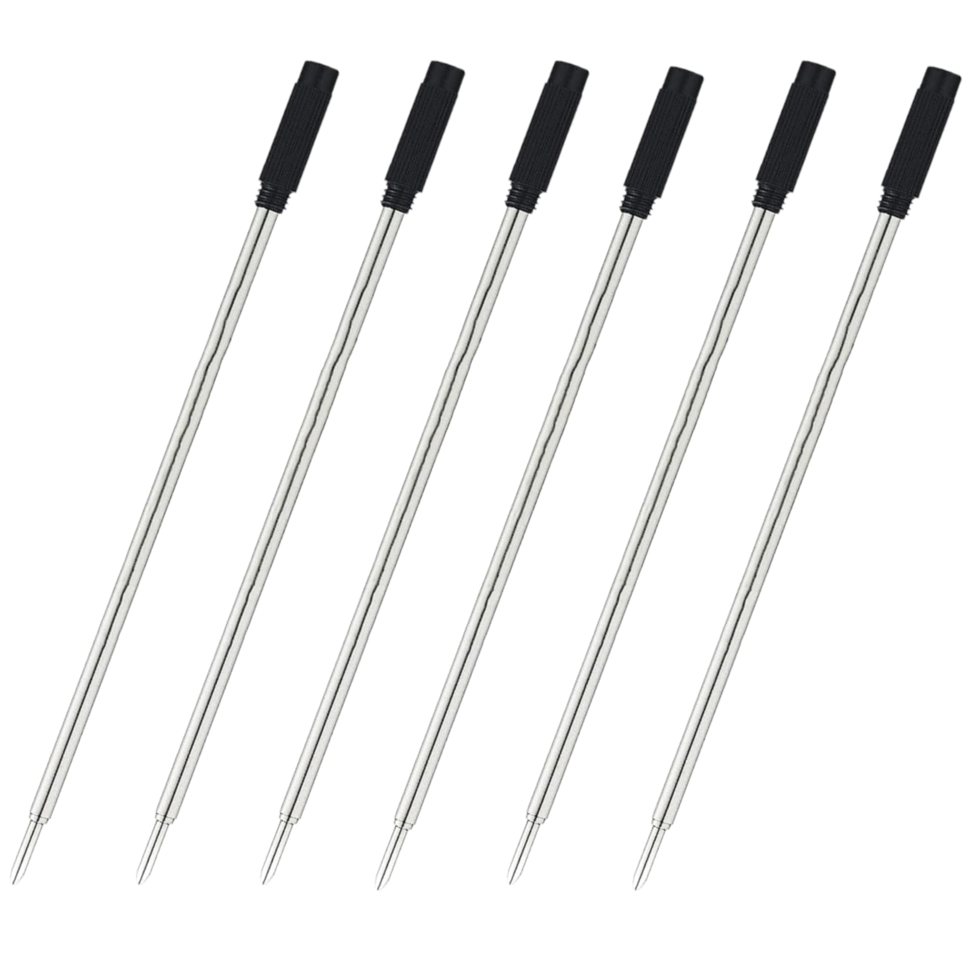 6X Black Cross 8513 Compatible Ballpoint Pen Refills, Medium Tip Ballpen
