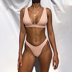 Bathing Suits for Women Deep V Neck Sexy Two Piece