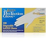 Amazon.com: Disposable Latex Gloves, Powder Free Size