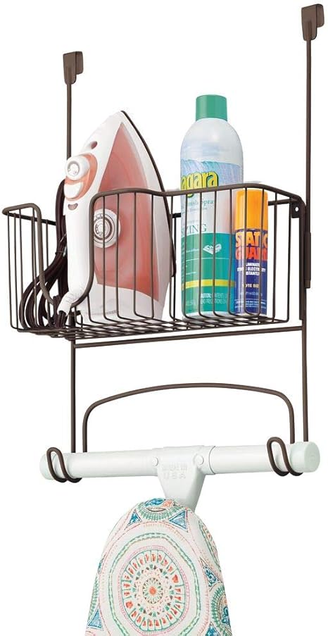 Amazon.de: mDesign Bügelbretthalterung ohne Bohren – Bügelbrett