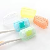 NICEMOVIC 5 Portable Toothbrush Head Covers Travel Protective Cases view 4