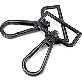 VersaKits 10 Pcs D Ring Swivel Lobster Claw Clasps Push Gate Snap Hooks Trigger Clips for Purse Keychain Strap Making