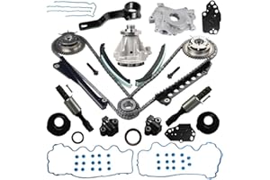 5.4 Engine Timing Chain Kit & Oil Water Pump Fit For Ford Expedition F-150 F-250 F-350 Super Duty, Lincoln Mark LT, Navigator
