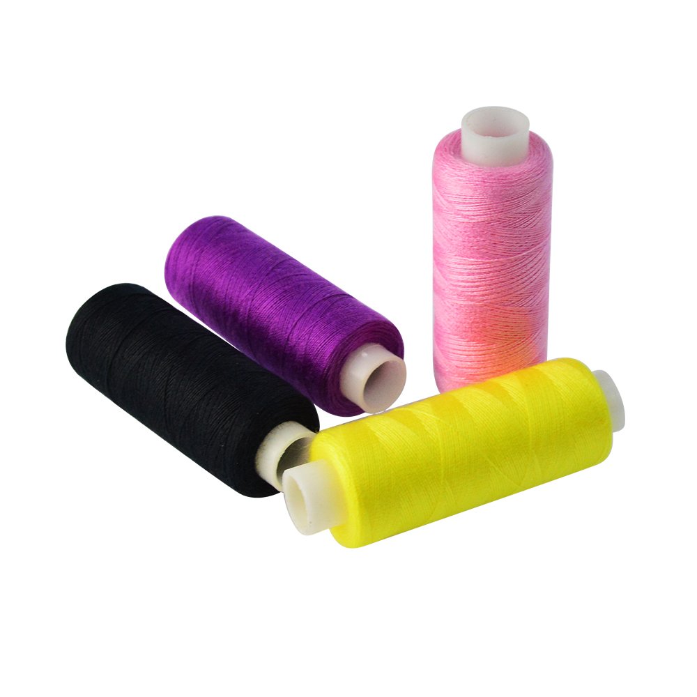 30 Assorted Color Polyester Sewing Thread Spools 250 Yards