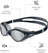 Speedo Biofuse 2.0 Women’s Swimming Goggles Navy Blue Patented Adjust view 2
