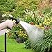 Lifecolor Garden Hose Nozzle, 9-Pattern Flow Control Heavy Duty Spray Nozzle for Patio, Lawn & Garden, Car Wash and Pets Showering