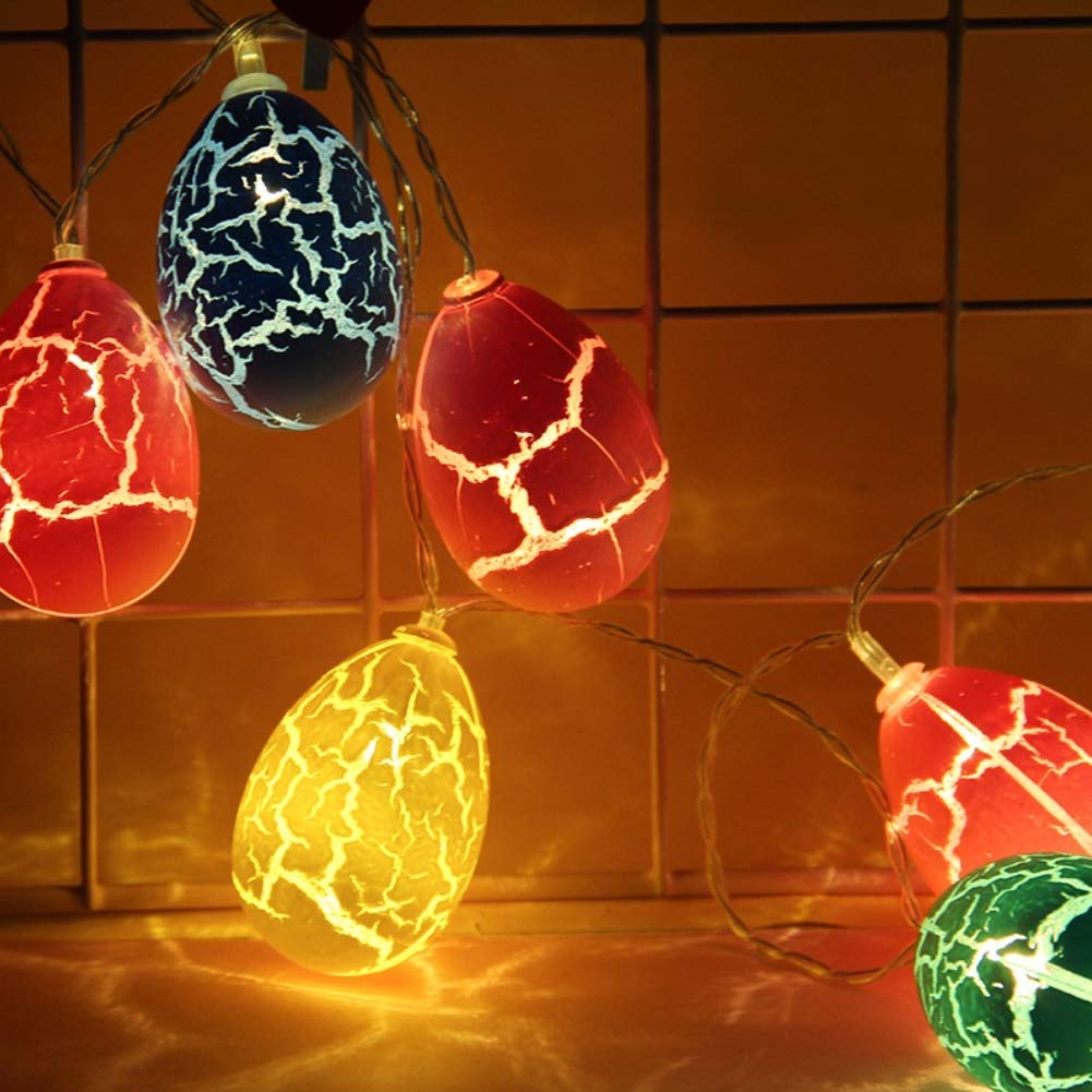 DomeStar Easter Egg Light, 4.9ft 10LED Easter Decoration Lights