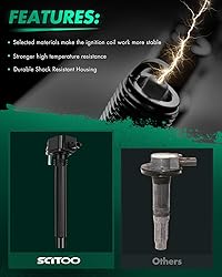 SCITOO ignition coil coils 4 pcs for Chrysler for