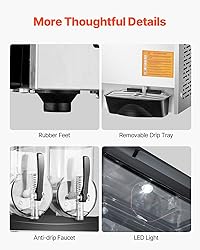 VEVOR Commercial Slushy Machine, 12Lx2 Double Tank