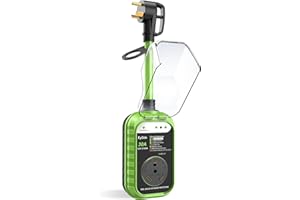 EyGde RV Surge Protector 30 Amp - 6500 Joules RV Surge Protector with Waterproof Cover, RV Power Surge Protector with Circuit