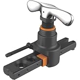NAVAC NTF66 45-Degree Flaring Tool - Eccentric Cone, Internal Clutch | Precision 45-degree flaring tool combines an eccentric cone, internal clutch support, axial spacing and patented rivet.