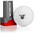 QUBI Golf Ball Stamp, Golf Ball Stamper, Self-Inking Golf Ball Stamp Marker to Identify Golf Balls, Golf Gift Golf Accessories for Men and Women Golfers