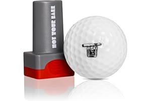 QUBI Golf Ball Stamp, Golf Ball Stamper, Self-Inking Golf Ball Stamp Marker to Identify Golf Balls, Golf Gift Golf Accessories for Men and Women Golfers