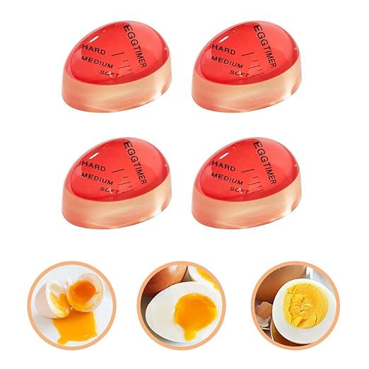 Temporizador de huevos, 4 unidades, resistente al calor, mediano ...