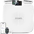 Smart Digital Scale for Body Weight, 8-Electrode Dual Frequency High Precision Weight Scale with BMI, Body Fat, Muscle Mass, 56 Body Composition Measurement, WiFi/Bluetooth, APP/TFT Display