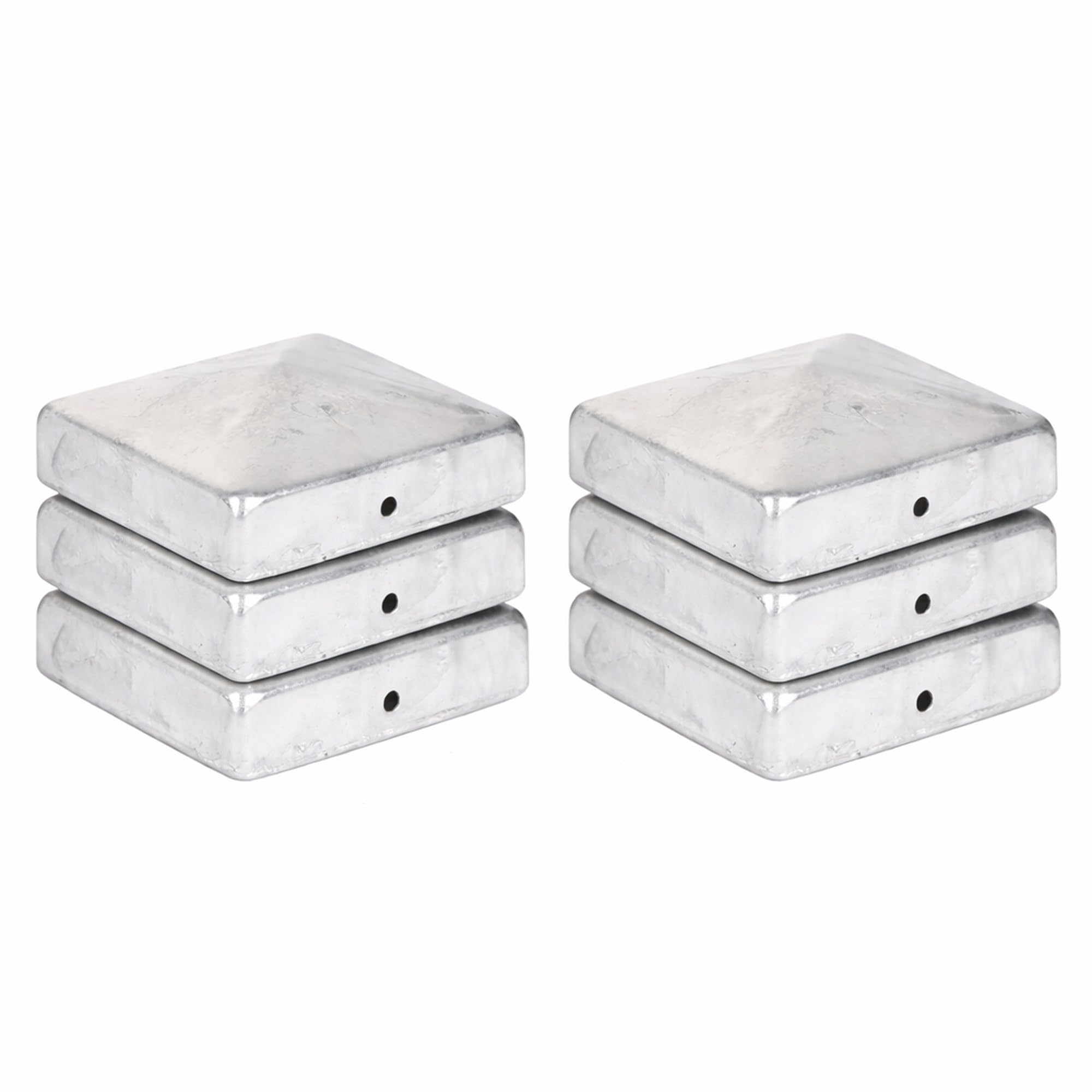 Post Cap PYRAMIDE Steel FIRE Zinc-Plated – Number and Size.