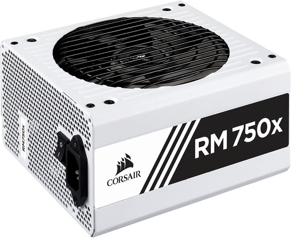 Corsair RM750x 750W 80 Plus Gold Fully Modular White Power Supply PSU 2018