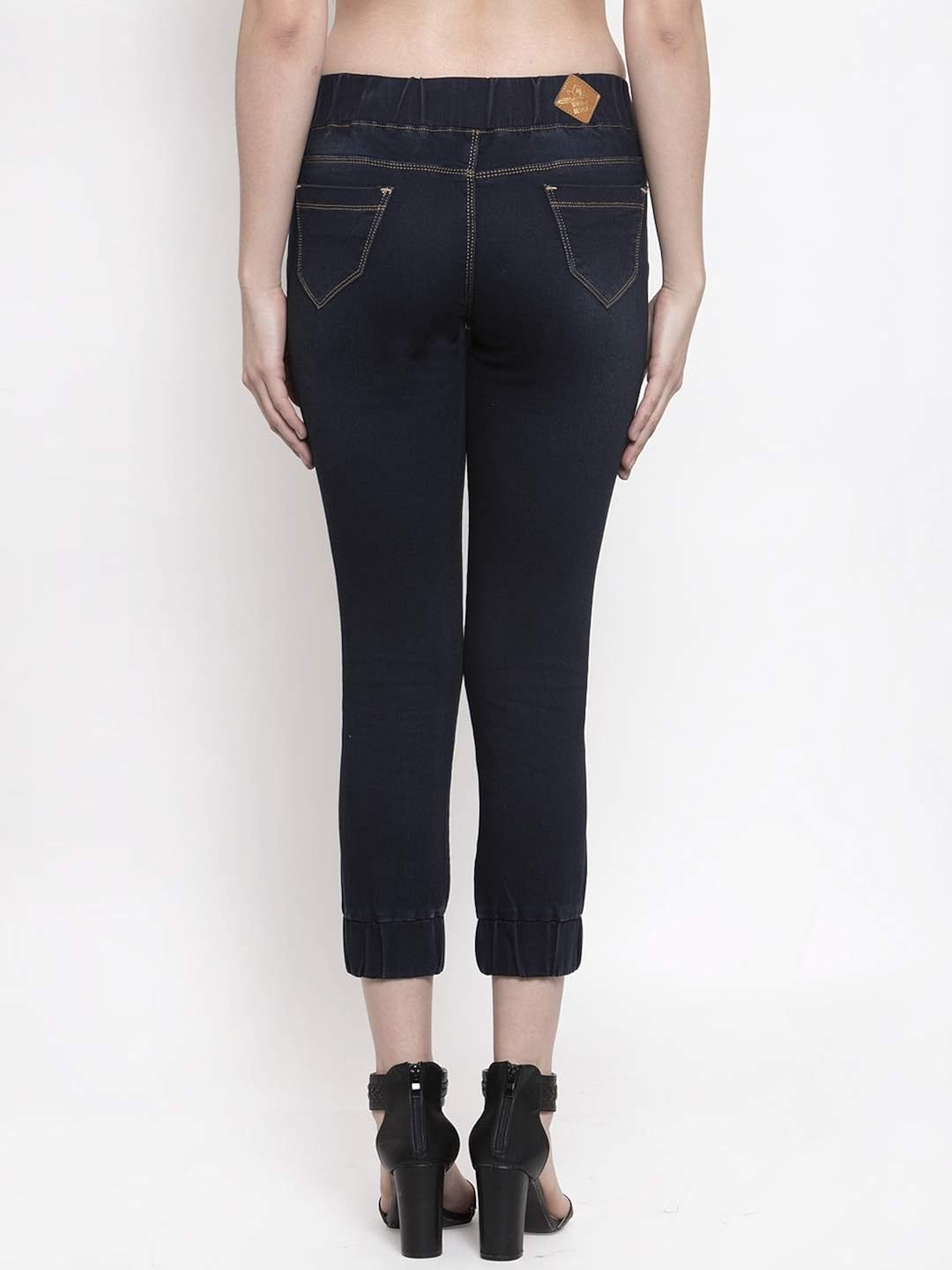 dark denim jeggings