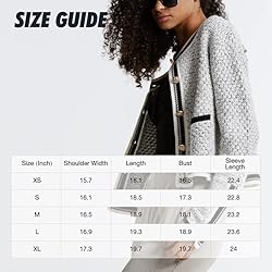 URBAN REVIVO Women's Casual Cardigans Open Front