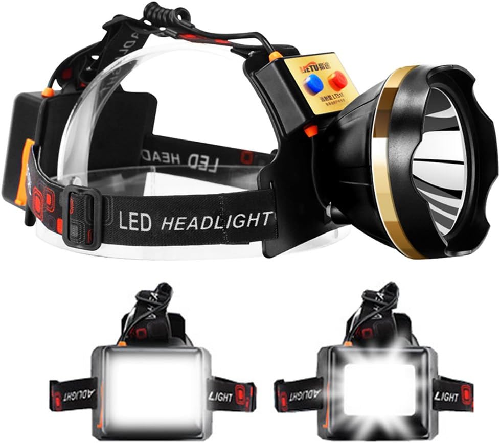 LieFire USB/micro port LED Headlamp,Super Bright 2000 Lumen Headlight - Osram LED Waterproof Head torch with Rechargeable Batteries for Outdoor Hiking Camping Hunting Fishing Cycling Running Powerbank