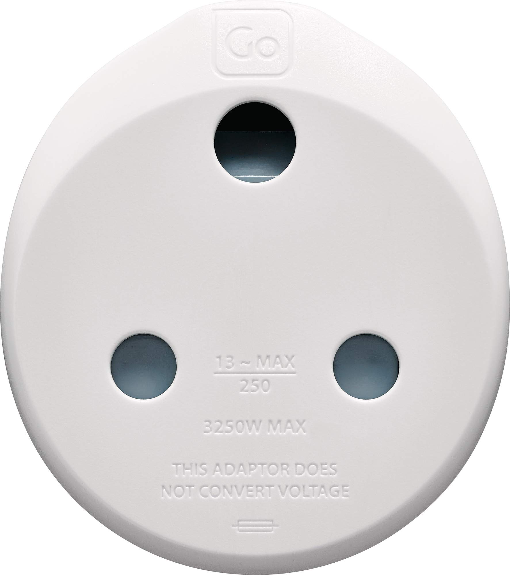 Go Travel South Africa to UK (SA-UK) Compact Earthed Travel Adaptor (Adapter Ref 582)